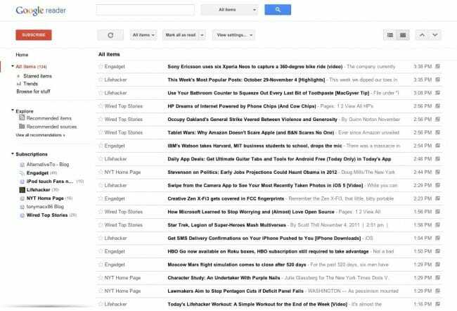 google reader