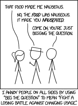 begging the question xkcd
