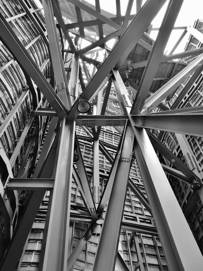 architecture iron steel building 53176