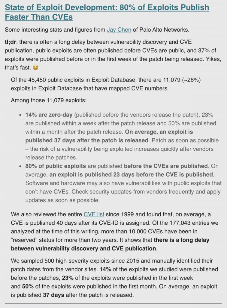 tldr analysis