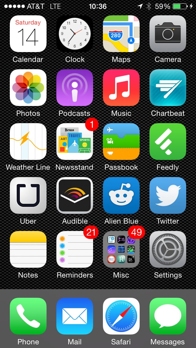 homescreen