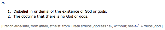 atheism_definition