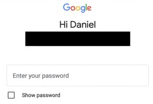 bad login