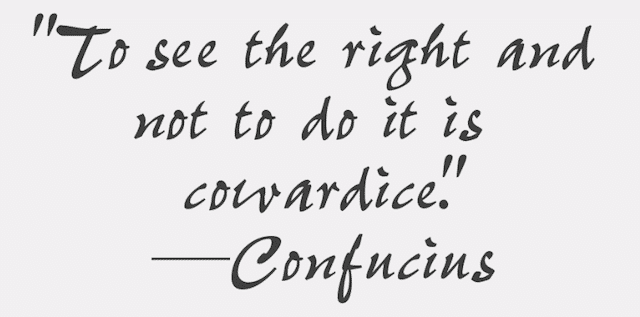 cowardice