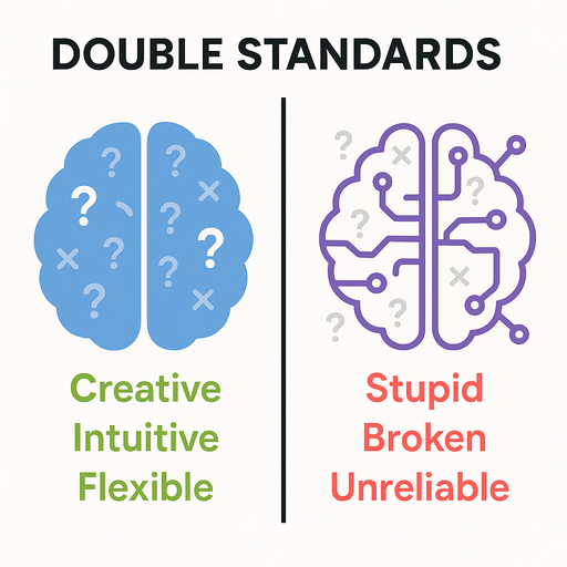 Stop Judging AI Using Standards You Don't Apply to Humans