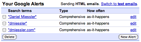 my-google-alerts