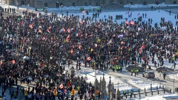 canada trucker rally