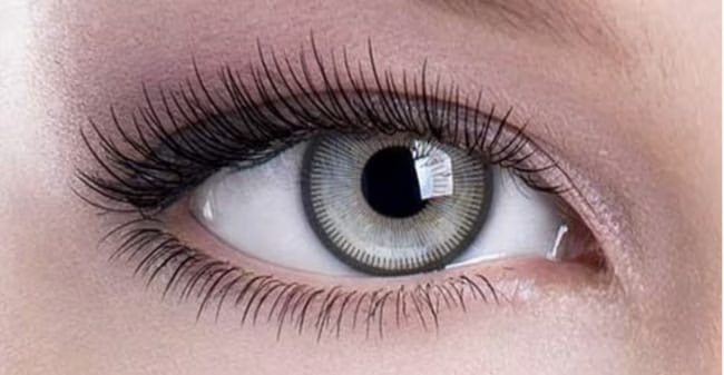 grey eyes woman