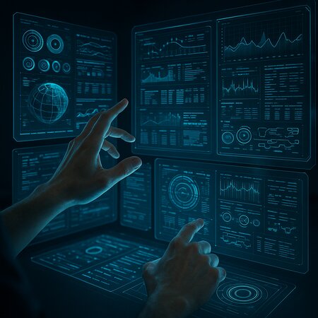 Minority Report-style gesture interface