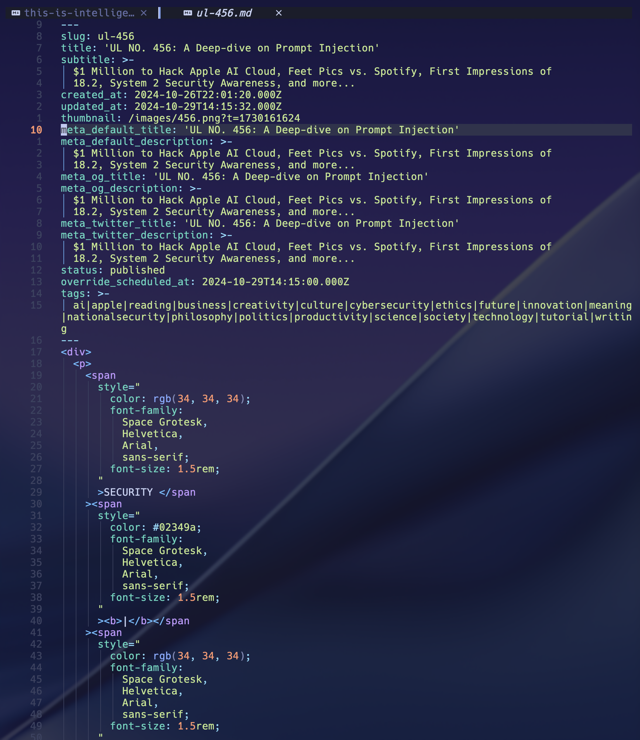 Nasty HTML