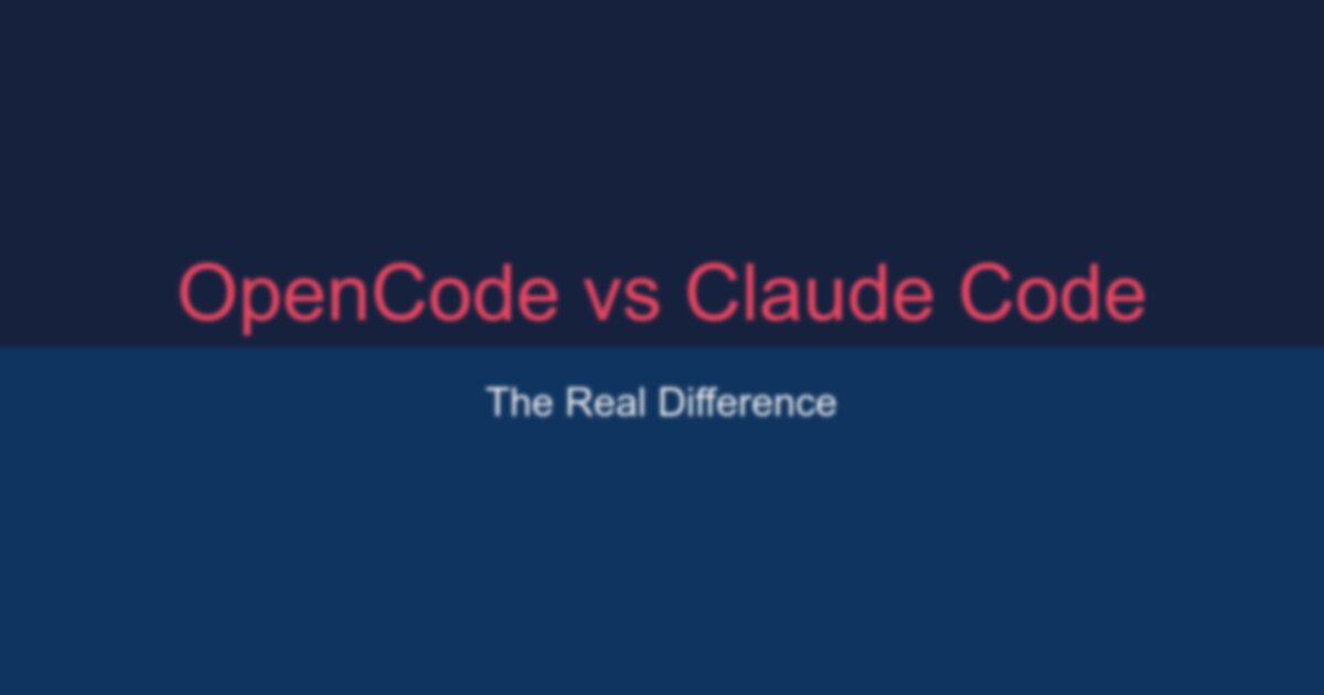 OpenCode vs Claude Code comparison