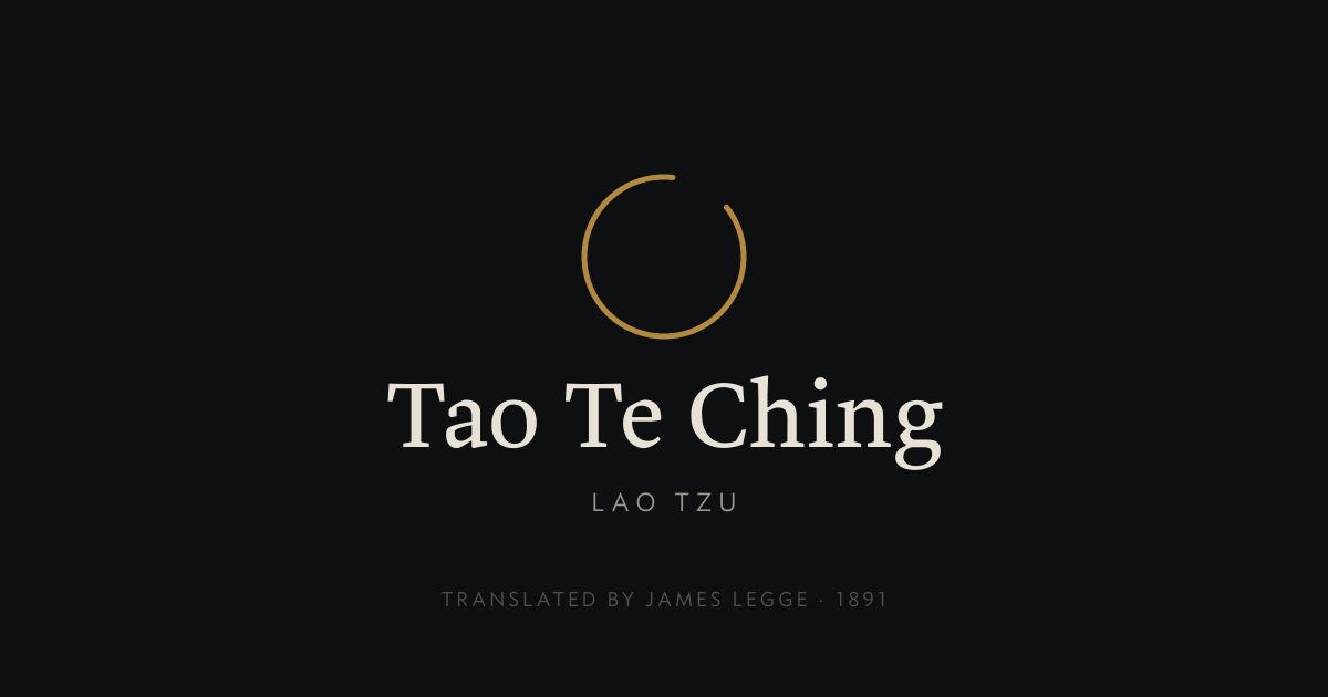 Tao Te Ching