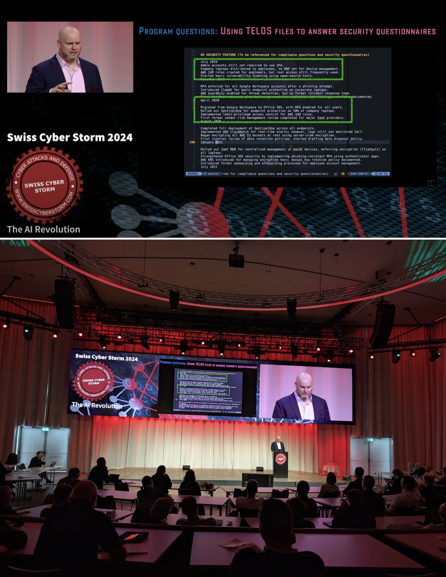 Daniel Miessler speaking at major conference